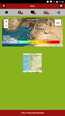 LastQuake android App screenshot 2